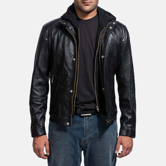 Back Street Black Leather Jacket