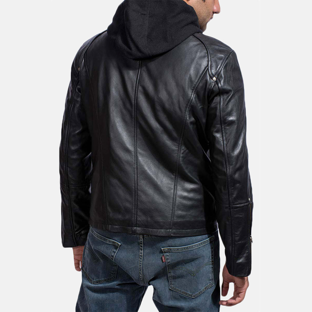 Back Street Black Leather Jacket